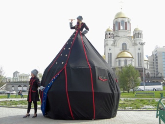 Палатка рокля черна