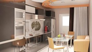 Опции за дизайн на кухня 10 кв. м с диван