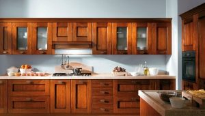 Фасади от масивна дървесина за кухнята: характеристики, разновидности и тайни на грижа