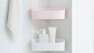 Пластмасови рафтове за баня: сортове, препоръки за подбор