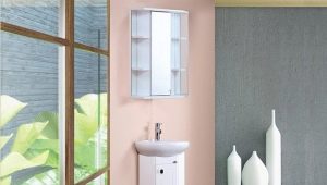 Огледални ъглови шкафове за банята: как да изберем и инсталираме?