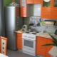 Дизайн на малка кухня 5 кв. м с хладилник