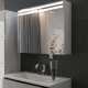 Огледален шкаф за баня с осветление: видове, препоръки за избор