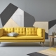 Жълти дивани: интериорна употреба, цветова комбинация